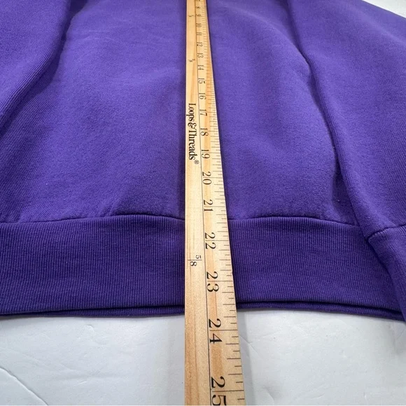 Vintage Bootleg Gucci Logo Crewneck Sweatshirt Women's Purple Large 80s Hip Hop